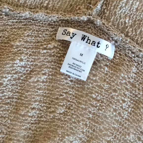 💞SAY WHAT 💞tassels drape open cardigan - Picture 10 of 12